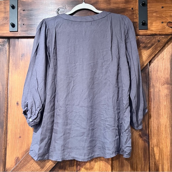 World Market Ruffle Front Blouse - Picture 3 of 5